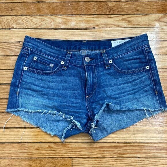 RAG & Bone Distressed Vintage Cut-off Short size 25 - Picture 2 of 4